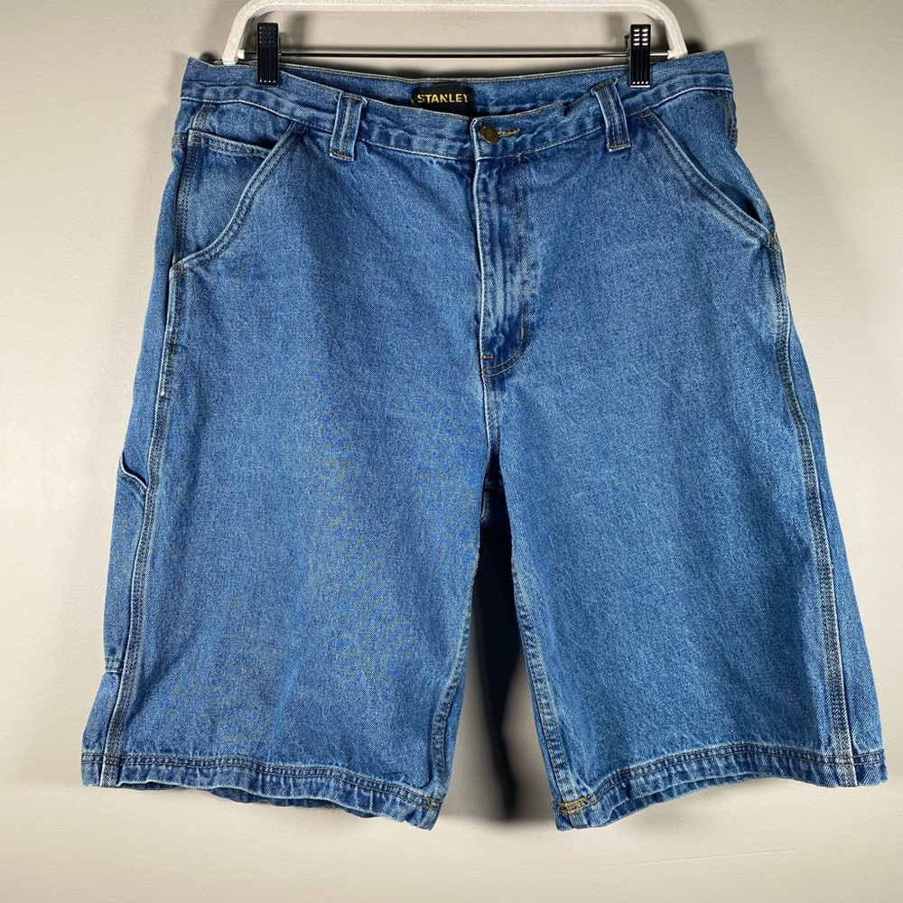STANLEY Men’s Cotton Blue Jean Shorts size 36 - Picture 6 of 6